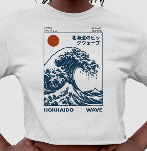 Cropped Hokkaido Wave - comprar online