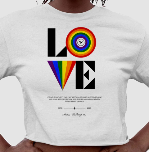 Cropped LOVE Pride - comprar online