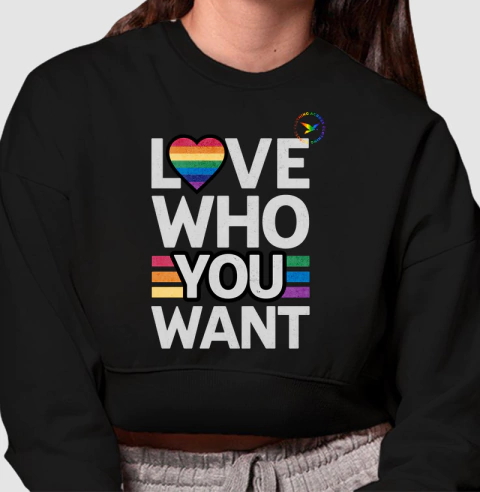 Moletom Cropped LWYW Pride - comprar online
