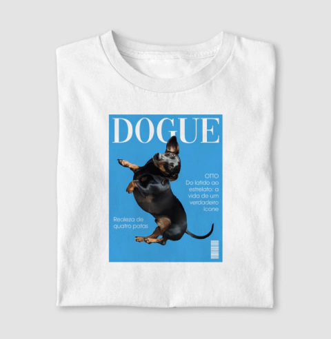 Camiseta DOGUE - Personalize com a Foto do Seu Pet - comprar online