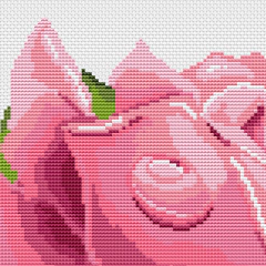 Quadros Rosas - Cód. 087 - Gráfico digital para ponto cruz na internet