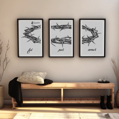 Quadros Coroa - Cód. 098 - Gráfico digital para ponto cruz - comprar online
