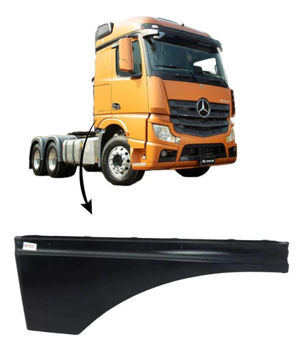 Aplique Moldura Para-lama Mercedes Benz Actros 20 21 Direito