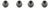 Kit 4 Porcas Barra Axial M8x1.25 Amarok Golf N90183803