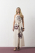 Vestido Longuete Flor Bordada - comprar online