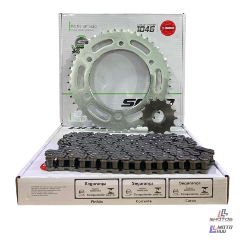 Kit Transmissão Fazer 250 2006 Á 2017 Com Retentor Scud