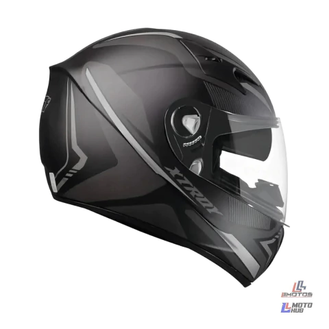 Capacete X Troy Drone Preto Fosco/Prata (1238058f04) Ebf Tamanho 58