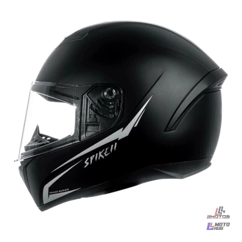 Capacete Spike Ii Nkd Preto Fosco/Prata Peels Tamanho 60