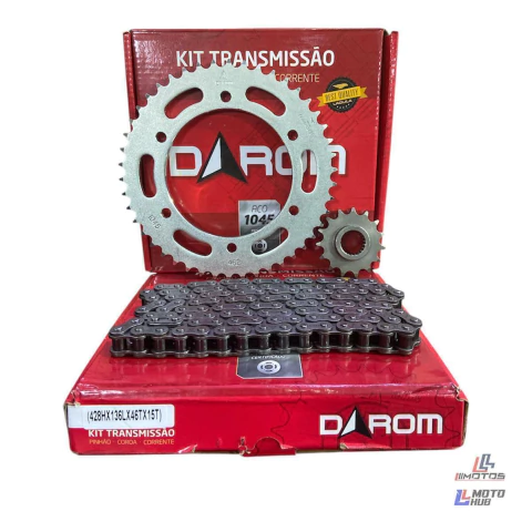 Kit Transmissão Fazer 250 2018 Á 2022 Darom