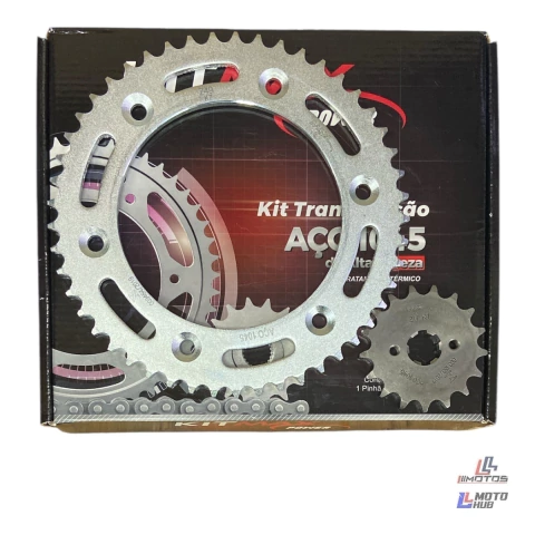 Kit Transmissão Nxr Bros 150 Com Retentor Max