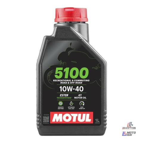 Oleo Motor 4t 10w40 5100 Semisintetico 1l Motul