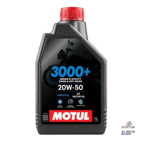 Oleo Motor 4t 20w50 3000+ Mineral 1l Motul