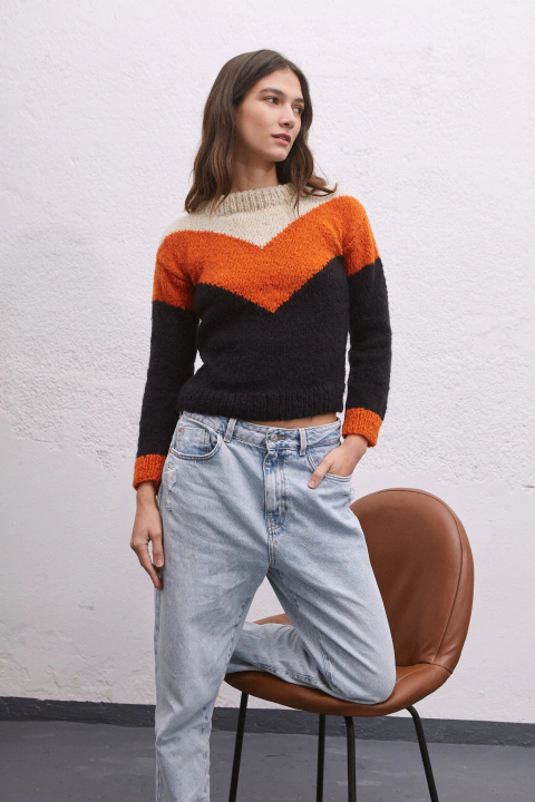 Sweater Canela - Naranja - comprar online