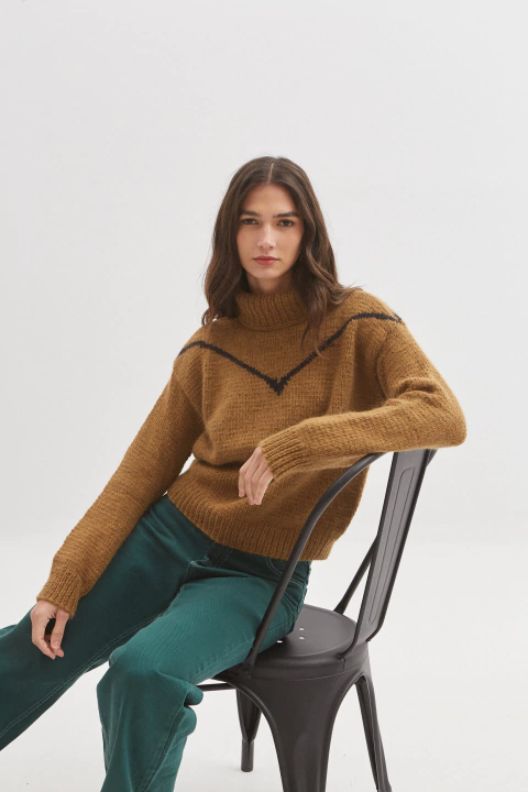 Cordillera Sweater - Havana Brown - buy online