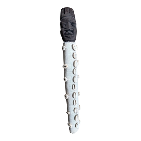 Opa Exu - Africano em Madeira Com Buzios 39 Cm