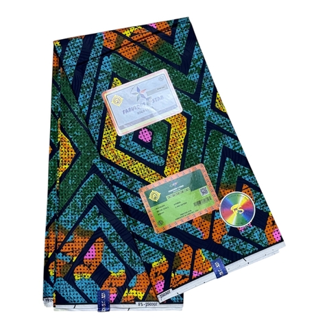 Ankara Africano Capulana - Original 5,48 Metros
