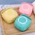 Imagem do Esponja de Silicone Para Banhos Pets Massageador Com Dispenser Para Sabonete