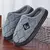 Imagem do Pantufa masculina executiva xadrez aconchegante EVA e Veludo