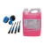 Kit Limpieza Interior Apc Multiuso + Set De Cepillos Brochas