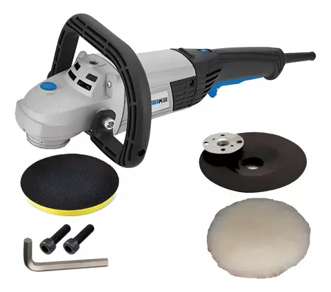 Pulidora Rotativa Thunderplus 1650w + Pad De Cordero Detail