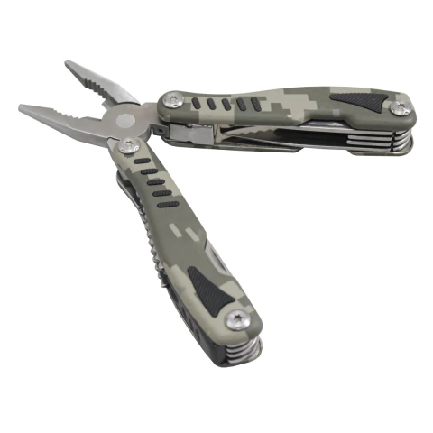 Alicate Multifunção QZ-E Camuflado Cinza