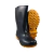 Bota de PVC Cano Médio Preta Com Solado Amarelo Kadesh (C.A. 48889) - comprar online