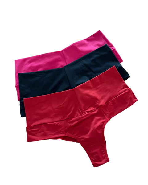 Calcinha Luma alta toda em microfibra - comprar online