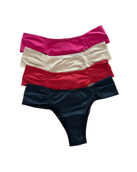 Calcinha July em microfibra em formato bombom - comprar online