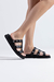BIRKEN MARINA - PRETA COM APLICAÇÕES DE MOEDAS - Delfim Shoes