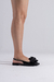 SAPATILHA SLINGBACK DANY - PRETA COM DETALHE DE MAXI LAÇO na internet