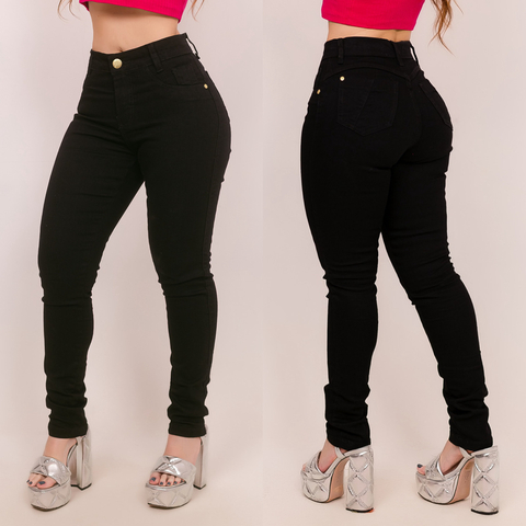 Calça Bianca Com Elastano(laycra)