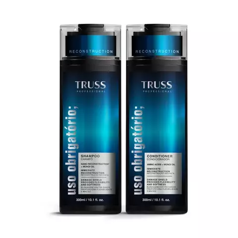 Combo Shampoo e Condicionador Uso Obrigatório; 300ml