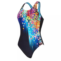 Malla Enteriza Mujer Actionback Ecolast Natación Zoggs - tienda online