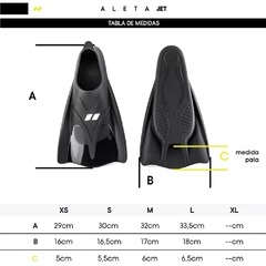 Aletas Pata De Rana Jet Fin Natación Silicona Aquon - EL ANDINO OUTDOOR