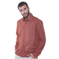 Camisa Bolt Terracota Trekking Secado Rápido Filtro Uv Montagne - comprar online