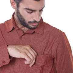 Camisa Bolt Terracota Trekking Secado Rápido Filtro Uv Montagne - tienda online