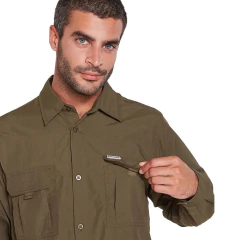 Camisa Manga Larga Botsuana Trekking Secado Rápido Filtro Uv Montagne - tienda online