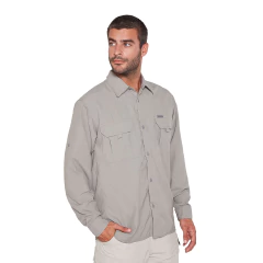 Camisa Manga Larga Botsuana Trekking Secado Rápido Filtro Uv Montagne en internet