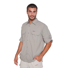Camisa Manga Larga Botsuana Trekking Secado Rápido Filtro Uv Montagne en internet