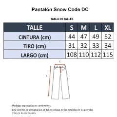 Pantalón Code XGGG Impermeable 15K DC en internet