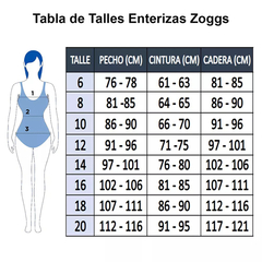 Malla Enteriza Mujer Coogee Sonicback Ecolast Natación Zoggs - EL ANDINO OUTDOOR