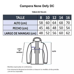 Campera Nene Defy Btk0 Impermeable 10k DC - EL ANDINO OUTDOOR