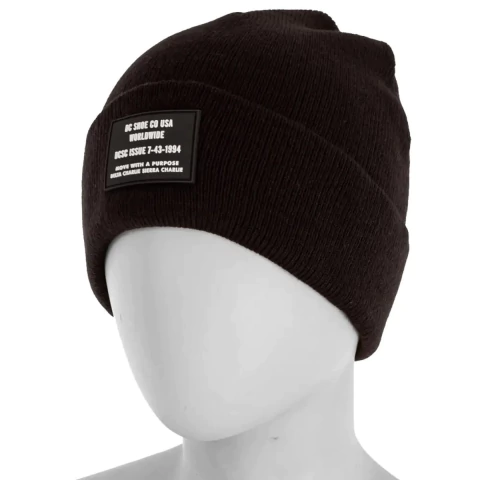 Gorro Label Negro Tejido DC - comprar online