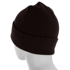 Gorro Label Negro Tejido DC - EL ANDINO OUTDOOR