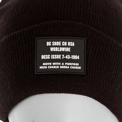 Gorro Label Negro Tejido DC - tienda online