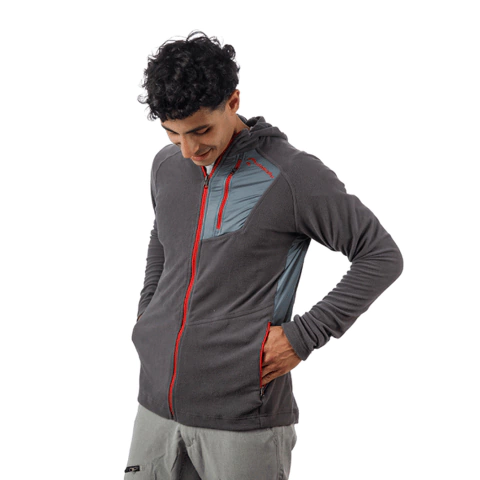 Campera Micropolar Capucha Nova Makalu