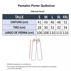 Pantalón Porter Bsm0 Impermeable 10K Quiksilver