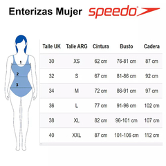 Malla Enteriza Mujer Boom Allover Speedo - EL ANDINO OUTDOOR