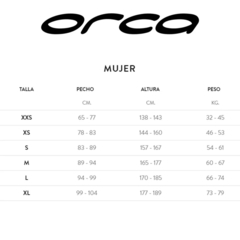 Traje Para Triatlón Natación Vitalis Hi Vis Mujer Orca - EL ANDINO OUTDOOR