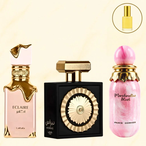 COMBO Formiguinha: Eclaire + Nebras + Marshmallow Blush